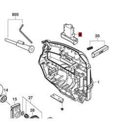 Llave Interruptor Para Sierra Caladora Skil 4380/4400