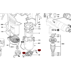 Carbones Martillo 4-32 Dfr Bosch Original