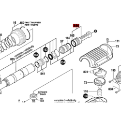 Embolo Taladro Martillo Gsh 5 E Y 388 Bosch Original