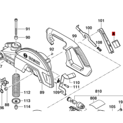 Interruptor Llave Para Ingletadora Bosch Gcm 10 X Original