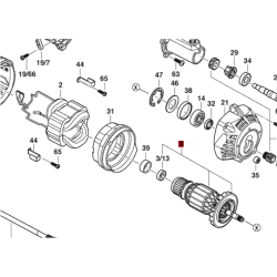 Inducido Rotor Bobina Bosch De Vibrador Hormigón Gvc 22 Ex