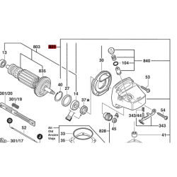 Caja De Engranajes Cabezal Amoladora Bosch 10-125 11-125 Ci