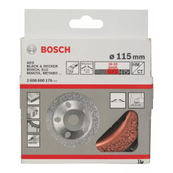 Vaso De Amolar Plano 115mm Bosch - Grano Medio