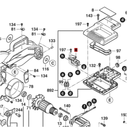 Llave Interruptor Para Ingletadora Gcm 12 X Gdl Bosch