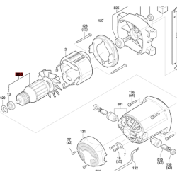 Inducido Rotor Bobina Sierra Circular De Mesa Gts 254 Bosch