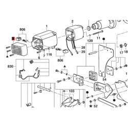 Caperuza De Motor Sierra Circular Skil 3610 Original