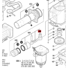 Rodillo Aguja Martillo Demoledor Gsh 27 Vc Bosch Original