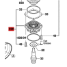 Tapa Cabezal Engranajes Amoladora Bosch Gws 11-125 Original