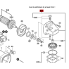 Cabezal Amoladora Gws 6-115 (1375) / Gws 670 Bosch