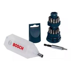 Juego Set Kit 25 Puntas Bosch Phillips Plano Para Atornillar