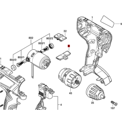 Conmutador Palanca Atornillador Bosch Gsr 140-li Gsr 180-li