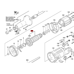 Inducido Rotor Bobina Amoladora Recta Bosch Ggs 27 L