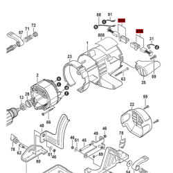 Carbones Para Sierra Circular Gks 65 / Ce Bosch Original