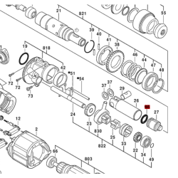 Anillo Junta Tórica Martillo Bosch Gbh 2-18 Re 2-20d