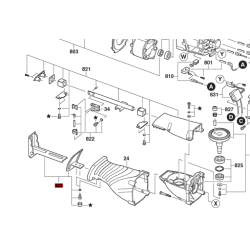 Placa De Soporte Para Sierra Sable Skil 4900 Original