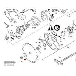 Brida Para Sierra Circular Bosch Gks 150 140 Original