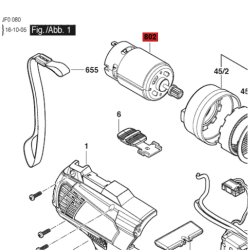 Motor Atornillador Bosch Gdr 120-li Original