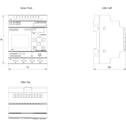 PLC Logo! 8.3 12/24RCE-8ED(4EA)+4SR - ETH+SD+WS con Web Server Siemens