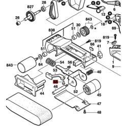 Remache Lijadora De Banda Pbs 75 A Gbs 75 Ae Bosch Original