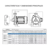 Bomba Centrifuga Elevadora Para Agua ZETA 1T 0,5 Hp