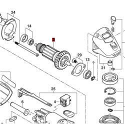 Inducido Rotor Bobina Pulidora Skil 9051 Original