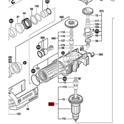 Inducido Rotor Bobina Martillo Demoledor Bosch Gbh 8-45 D Dv