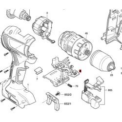 Módulo Electrónico Taladro Atornillador Bosch Gsb 18v-50