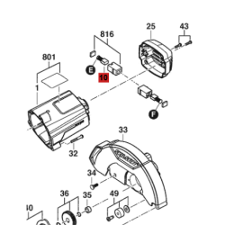 Juego Carbones Sierra Circular 5200 Skil Original