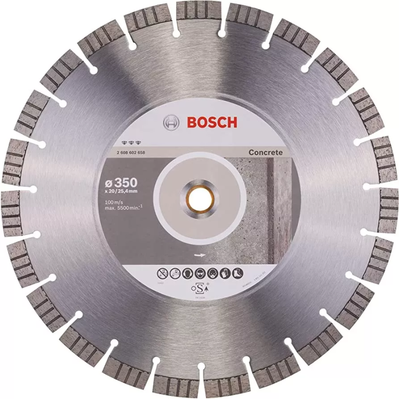 Disco Diamantado Para Concreto Hormigón 350mm Bosch Original