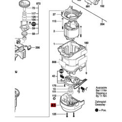 Carcasa Tapa Carbones Martillo Bosch Gbh 8-45 D Dv