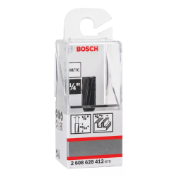 Fresa Router Tupi Ranura Recta 2 Filos 3/8 (9,53mm.) Bosch