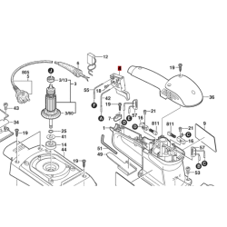 Interruptor Lijadora Orbital Gss 280 A Bosch Original