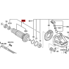 Inducido Rotor Bobina Amoladora Bosch Gws 11-125 Original