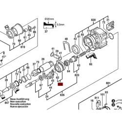 Cojinete De Accionamiento De Martillo Gbh 2 S / 2-24 Dfr