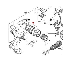 Motor + Caja De Engranaje Atornillador 2497 Skil Original