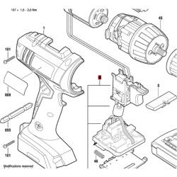 Plaqueta Modulo Atornillador Bosch Gsr 1800-li Original