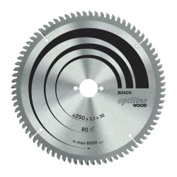 Hoja De Sierra Circular Optiline Wood Ø305 Bosch Para Madera