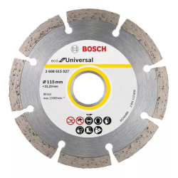 Disco De Corte Eco Universal Segmentado 115mm Bosch 4-1/2