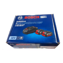 Kit 2 Baterias 4.0 Ah 18 V + Cargador Bosch 1600a015te