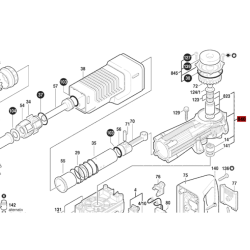 Carcasa Motor Mecanismo Acero Para Martillo Gsh 11 E Bosch