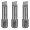 Punta Para Atornillar Plana - 1,2 X 6,5 X 25mm - X 3u Bosch