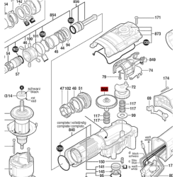 Embrague Corona Martillo Gbh 5-40 D Bosch