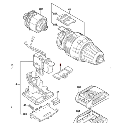 Conmutador Palanca Atornillador Bosch Gsb 14,4 V-li 18 V-li