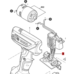 Modulo Electrónico Atornillador Bosch Gsr 1000 Smart