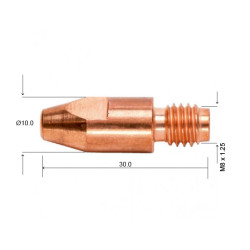 Pico Tubo Contacto Mb 360 M8 1.2mm L:30 Torcha Soldadura Mig