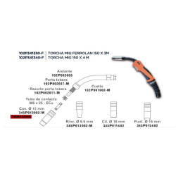 TOBERA CONICA MB 150 Ø 12 MM