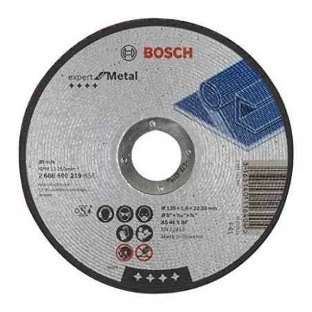 Disco De Corte Recto Bosch 125x1,6x22,23mm Expert For Metal