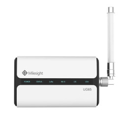 Gateway LoRaWAN Indoor UG65 - Ethernet, WiFi, Celular (3G/4G), PoE, Antena externa