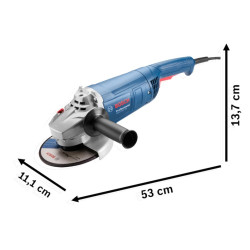 Amoladora 180mm (7'') 2.200W - 8500 rpm - Mod: GWS 22-180