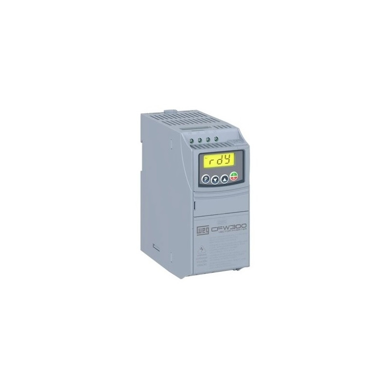 Convertidor de Frecuencia CFW300 STANDARD - In: 4A - Pot. 1HP - Tamaño A - WEG - Mod.CFW300A04P2S220